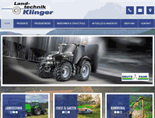 Tablet Screenshot of landtechnik-klinger.de